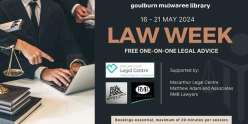 Law Week: Legal Advice Sessions