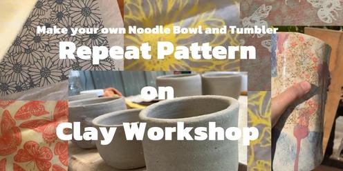 Repeat Patterns on Clay Workshop