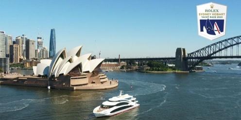 2023 Rolex Sydney Hobart Yacht Race official spectator vessel "THE JACKSON" 