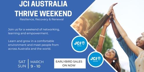 JCI Australia Thrive Weekend 2024