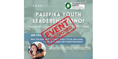 Pasefika Youth Leadership Fono! ***POSTPONED***