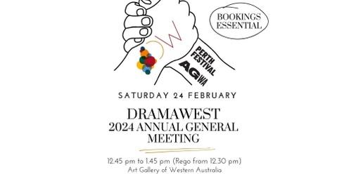 2024 DramaWest AGM in collaboration with Perth Festival