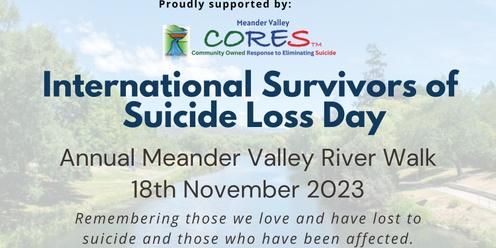 International Survivors of  Suicide Loss Day - Meander Valley River Walk