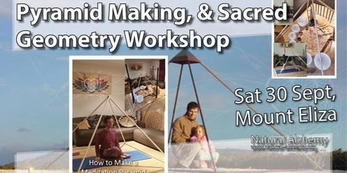 Pyramid Crafting, & sacred Geometry Workshop_Mount Eliza _1hr Melb