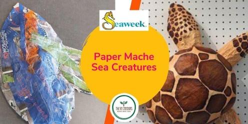 Paper Mache Sea Creatures for Seaweek, Otahuhu Library, Sat 9 Mar 10am-12pm