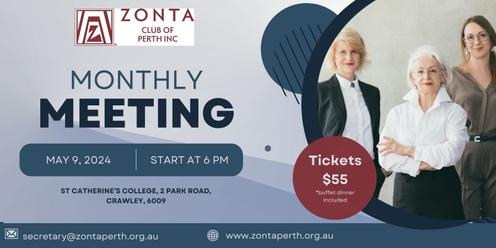 The Zonta club of Perth May Club Meeting & AGM