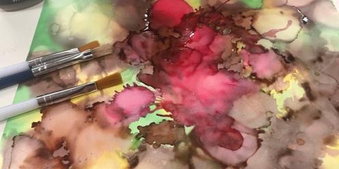 Alcohol inks and Jewellery workshop - School Holiday Program