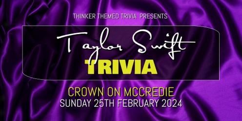Taylor Swift Trivia - Crown On McCredie
