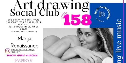 Art Drawing Live Music Social Club #158