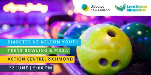 Diabetes NZ Nelson Youth: Teens Bowling & Pizza Night!
