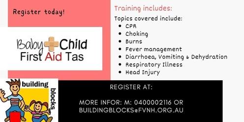 St Helens Baby + Child First Aid