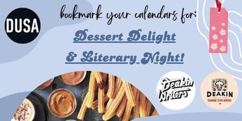 WRITERS X DCE: Dessert Delight & Literary Night