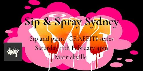 Hip Hop Valentines: Sip & Paint Graffiti Styles