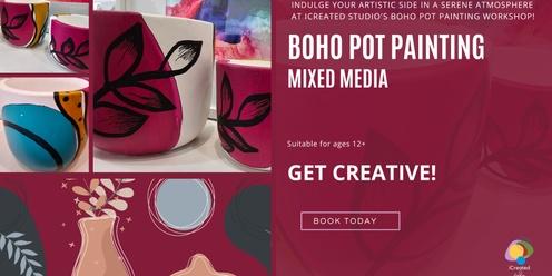 Boho Pot Painting Workshop