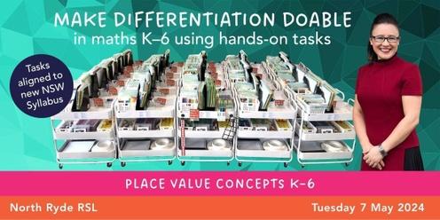 Make Differentiation Doable with Anita Chin | Place value | North Ryde