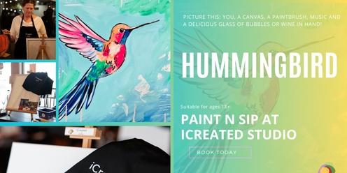 Paint n Sip Class - Hummingbird