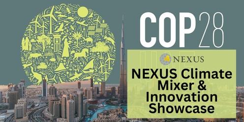 NEXUS Climate Mixer and Innovation Showcase 