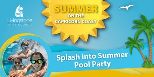 Splash into Summer Pool Party - Emu Park
