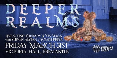 Deeper Realms: Live Sound Therapy with Yin Yoga | Fremantle