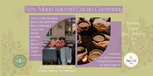 Gemini New Moon Sacred Cacao Ceremony