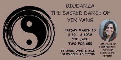 Biodanza Friday Evening Workshop - The Sacred Dance of Yin & Yang