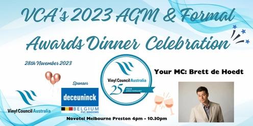 VCA AGM 25 Year Anniversary Formal Awards Dinner