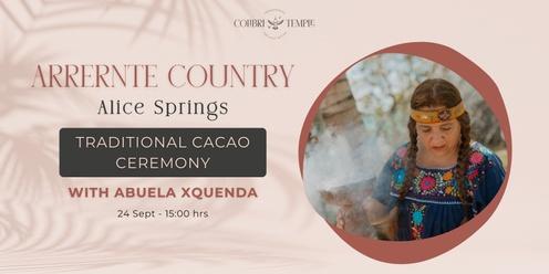 Arrernte Country ~ Traditional Cacao Ceremony with Grandmother Xquenda