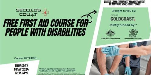 FREE - First Aid Workshop for People with Disabilities 
