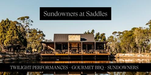 Sundowners at Saddles