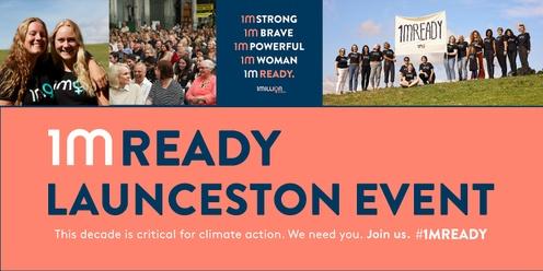 '1MREADY LAUNCESTON' special event. Women are in a unique position to lead on climate action.