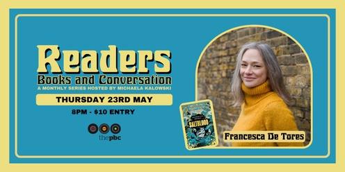 Readers - Books & Conversations and Sydney Writers Festival present: Francesca De Tores