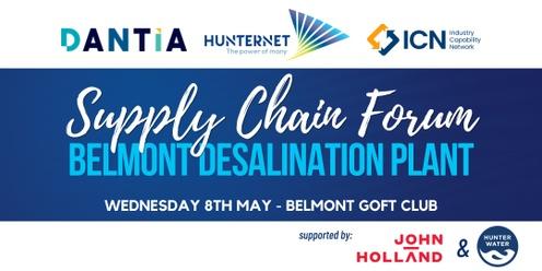 Belmont Desalination Plant - Supply Chain Forum