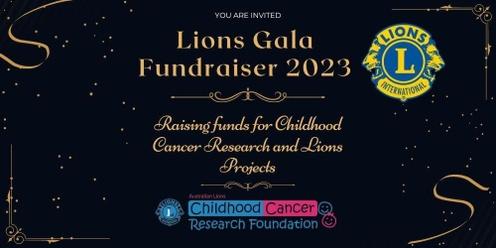 Lions 2023 Gala Fundraiser for Kids Cancer Research and Lions Projects EVENT CANCELLED