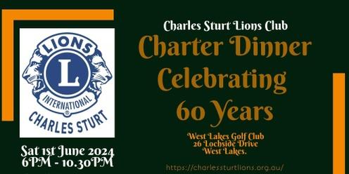 Charles Sturt Lions Club Charter Dinner (60 years)