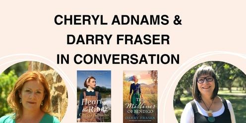 Author Event: In Conversation with Cheryl Adnams & Darry Fraser