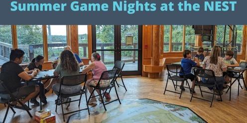 Summer Game Nights at the NEST