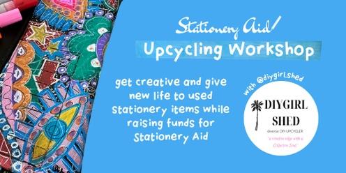 Stationery Aid Upcycling Workshop with Sandi from @diygirl.shed