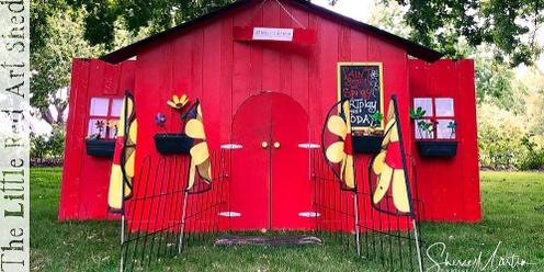 Summertime Pop-Up ARTplaydates with The Little Red Art Shed