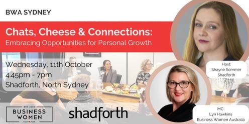 BWA Sydney: Chats, Cheese & Connections - Embracing Opportunities for Personal Growth