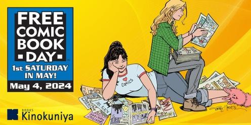 Kinokuniya FCBD 2024 Free Comics Queue Registration