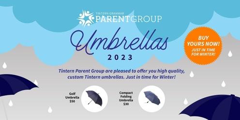 Tintern Parent Group Umbrellas 2023