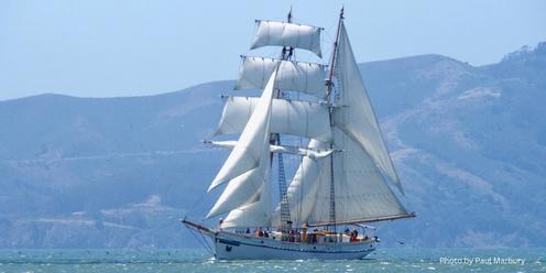 Earth Day Sail on brigantine Matthew Turner