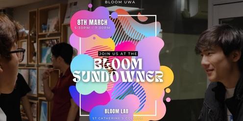 Bloom UWA Welcome to Uni Sundowner!!