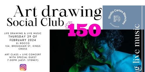 Art Drawing Live Music Social Club #150