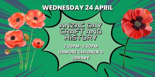Anzac Day Craft and History