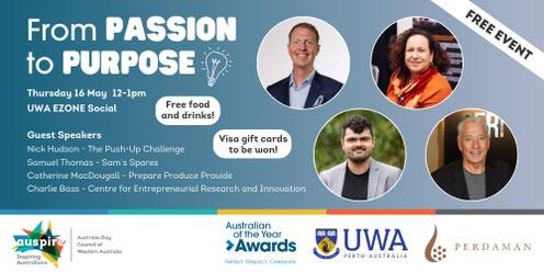 Inspiring Australians University Forum: From Passion to Purpose