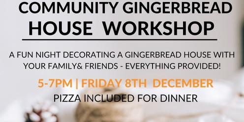 Community Gingerbread House Workshop