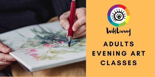 Adults evening Art classes (term one)