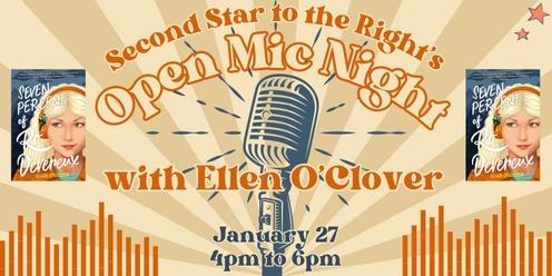 Open Mic Night with Ellen O'Clover (Ages 15 & Up)