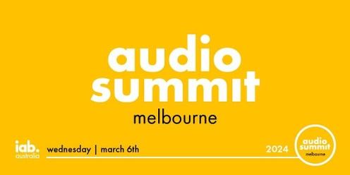 IAB Australia Audio Summit Melbourne
